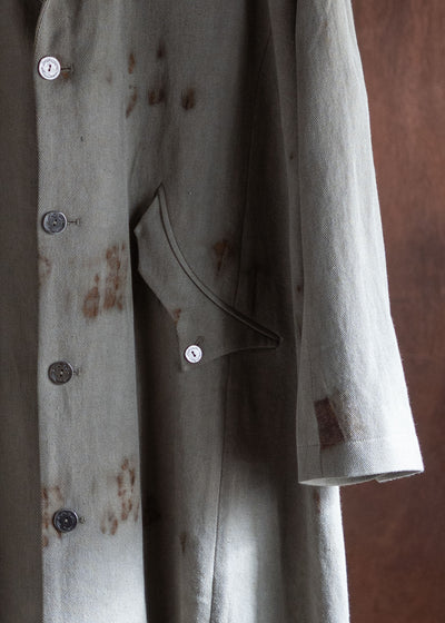 Professor.EE Coat velvet Olived Rusted