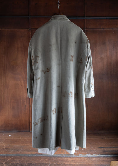 Professor.EE Coat velvet Olived Rusted