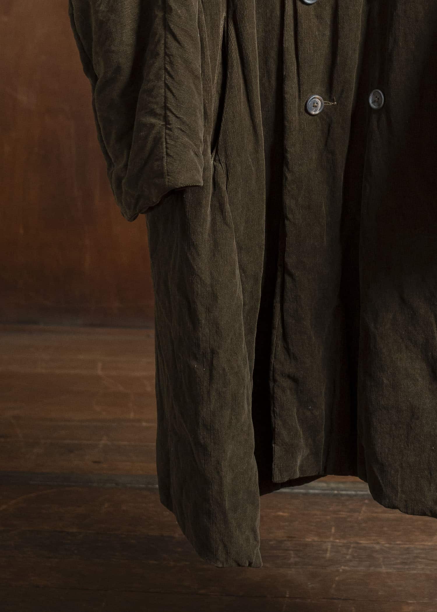 ZIGGY CHEN コットンメタルコーデュロイダウンコート 0M2031205