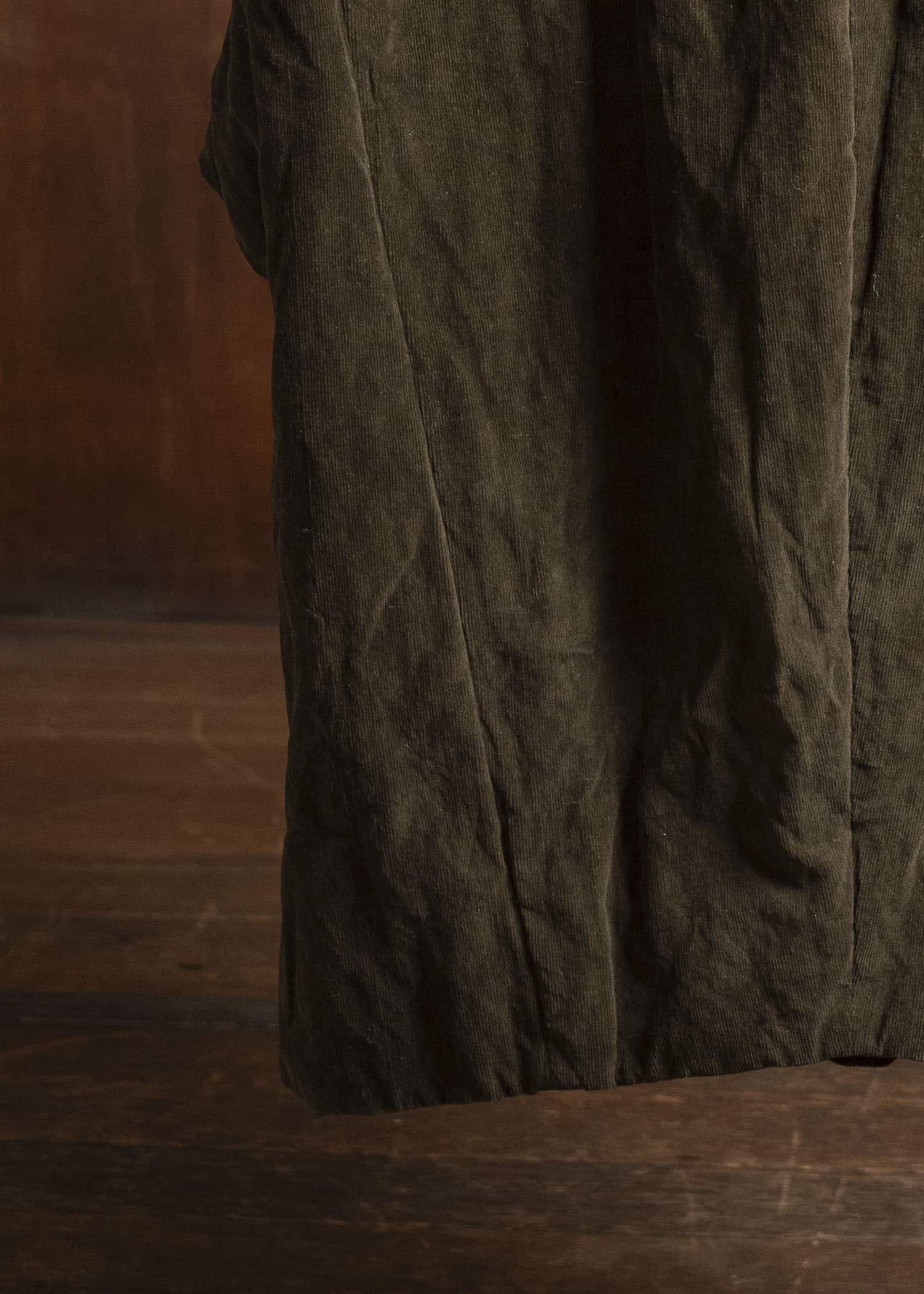 ZIGGY CHEN コットンメタルコーデュロイダウンコート 0M2031205