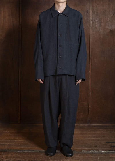 Jurgen Lehl J0562FJM622 麻縮サッカー　ブルゾン