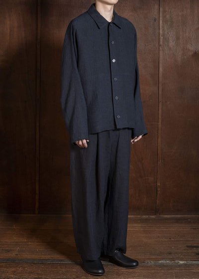 Jurgen Lehl J0562FJM622 麻縮サッカー　ブルゾン