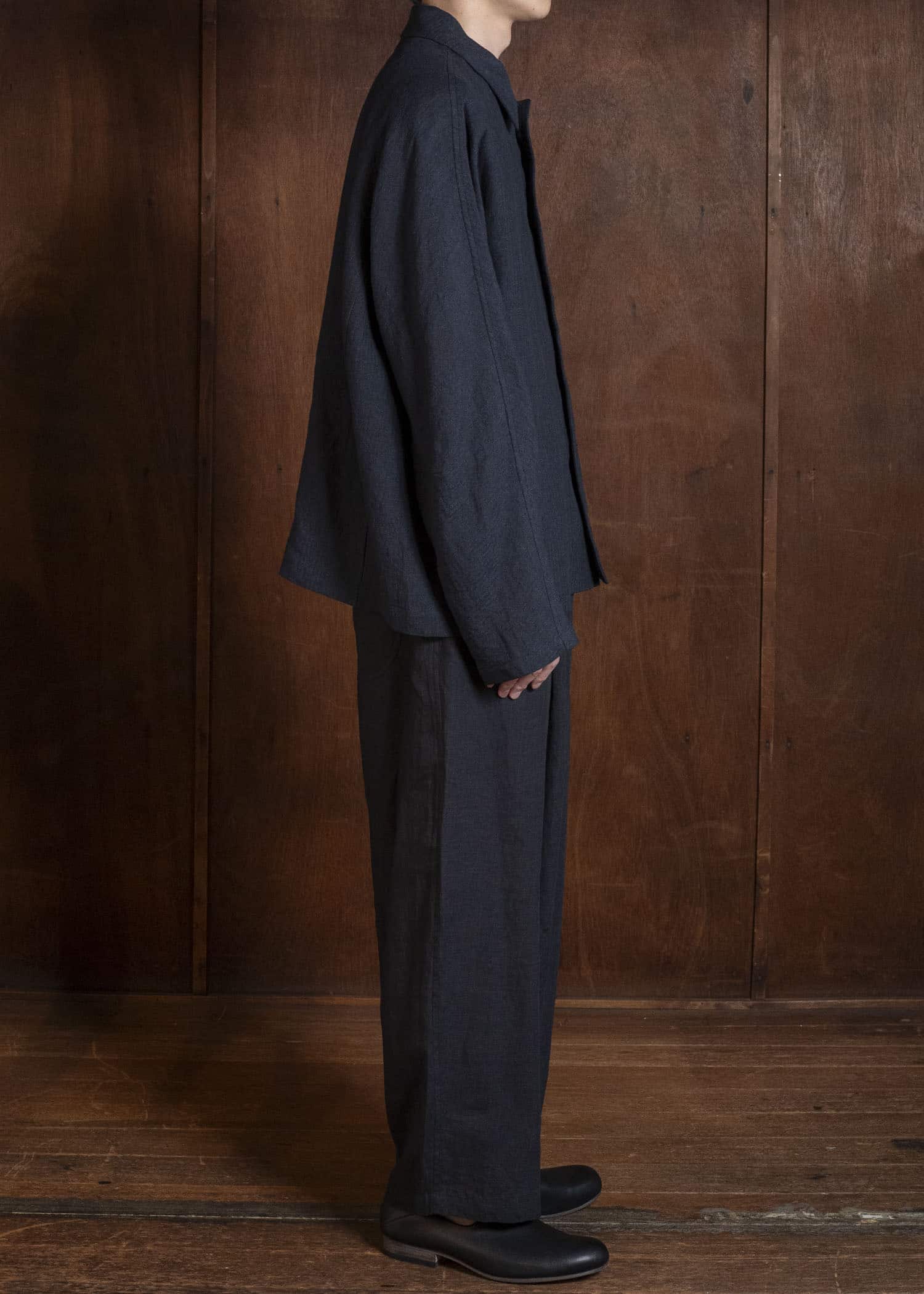 Jurgen Lehl J0562FJM622 麻縮サッカー　ブルゾン