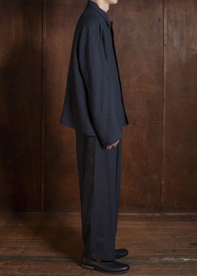 Jurgen Lehl J0562FJM622 麻縮サッカー　ブルゾン