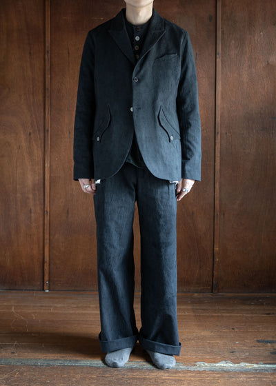 Professor.EE Pants Natural Dyed Black