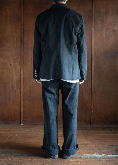 Professor.EE Pants Natural Dyed Black