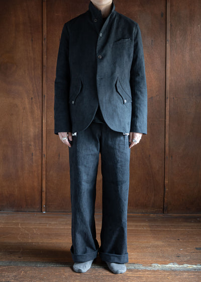 Professor.EE Blazer Natural Dyed Black