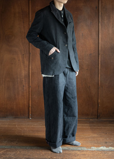 Professor.EE Pants Natural Dyed Black