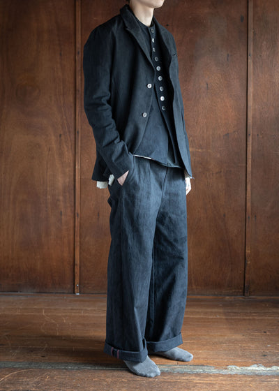 Professor.EE Blazer Natural Dyed Black