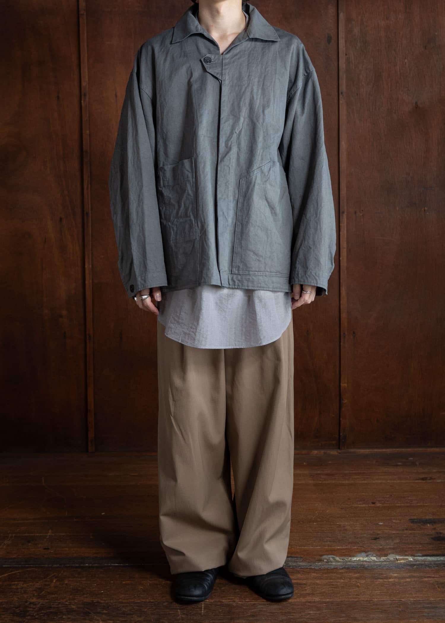 amachi. Meeting Jacket - Fo Stone Gray AY00-6-1