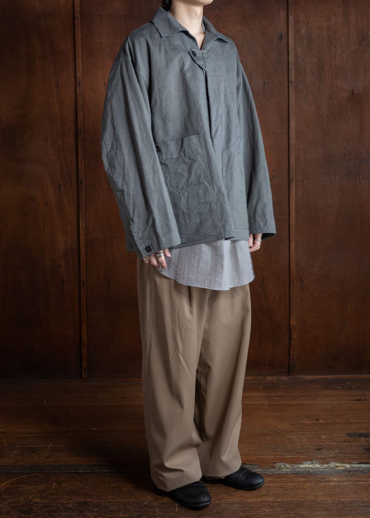 amachi. Meeting Jacket - Fo Stone Gray AY00-6-1