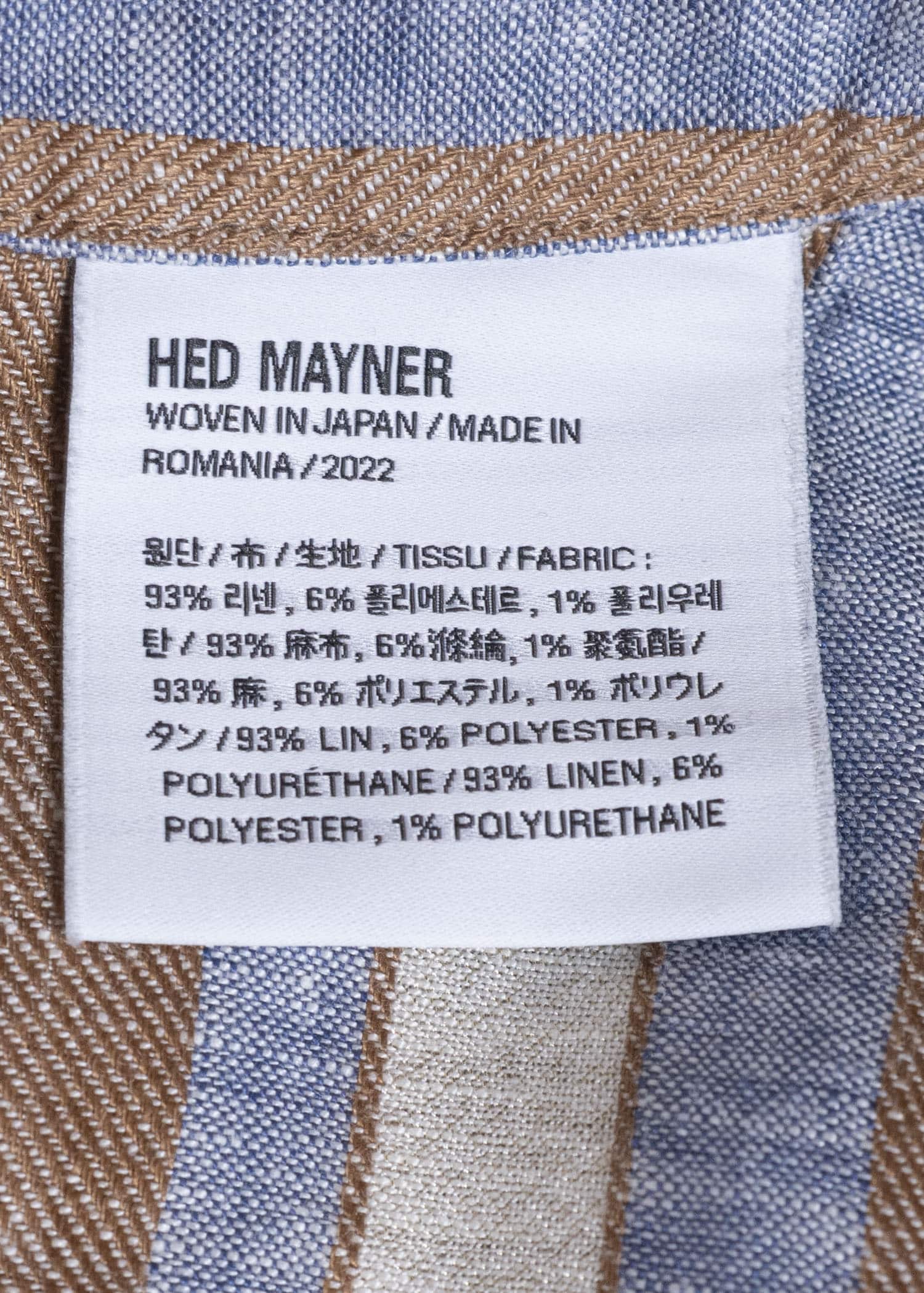 HED MAYNER 22SS 3layer shirt