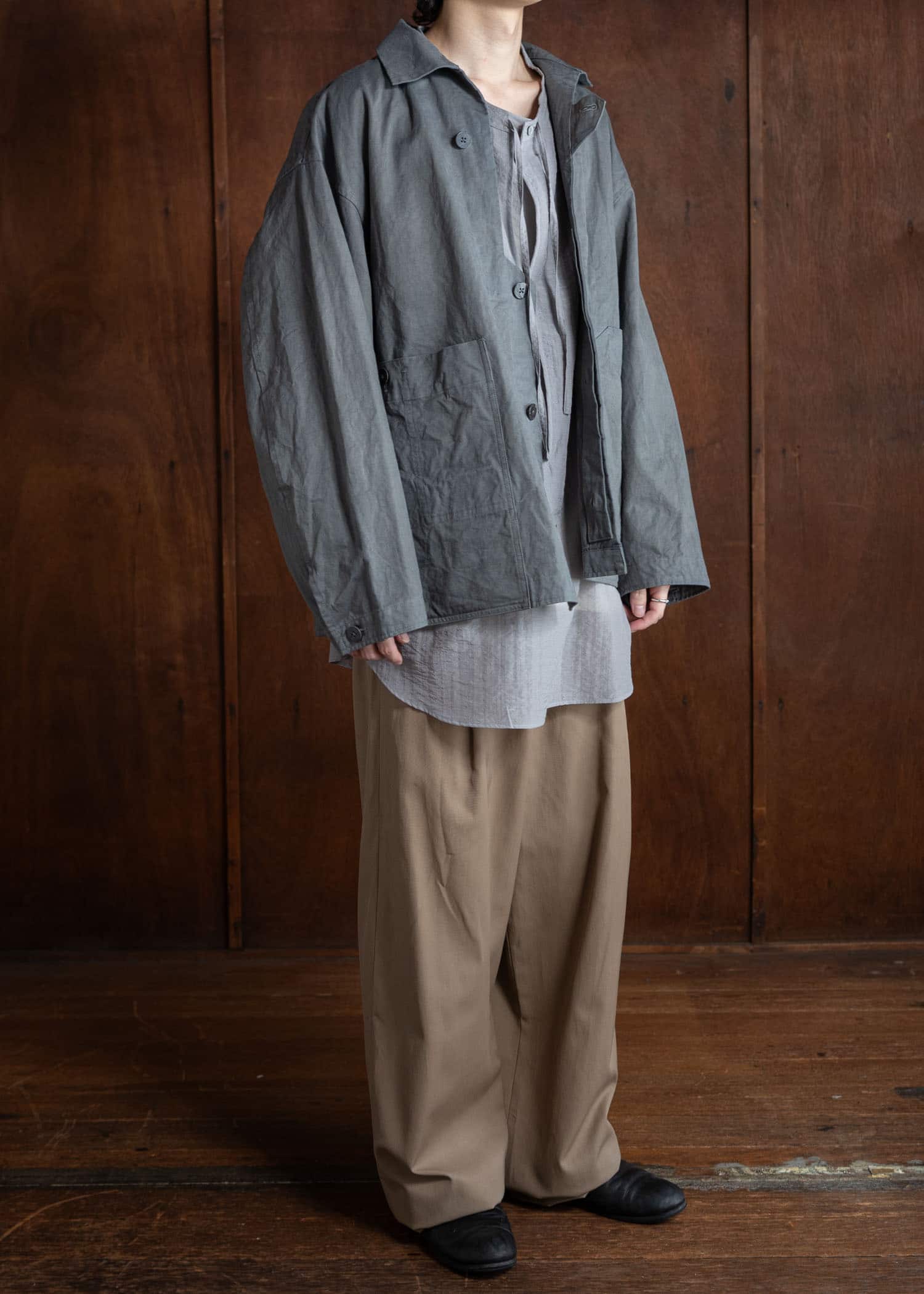 amachi. Meeting Jacket - Fo Stone Gray AY00-6-1