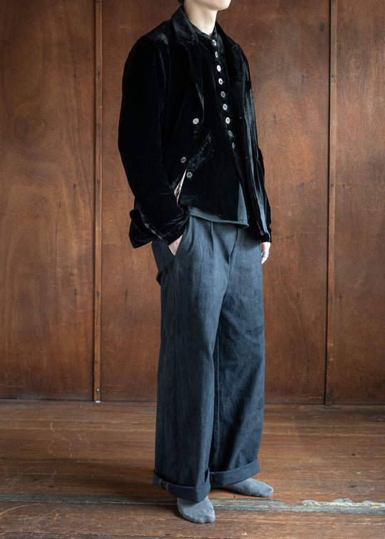 Professor.E E Blazer Velvet