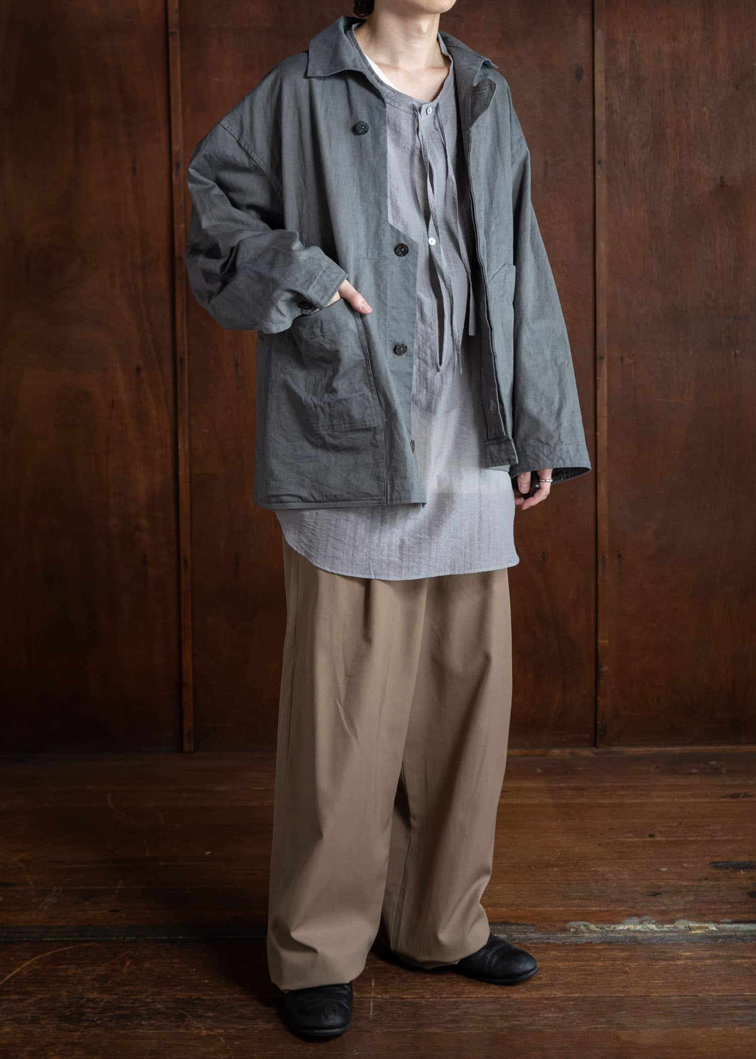 amachi. Meeting Jacket - Fo Stone Gray AY00-6-1