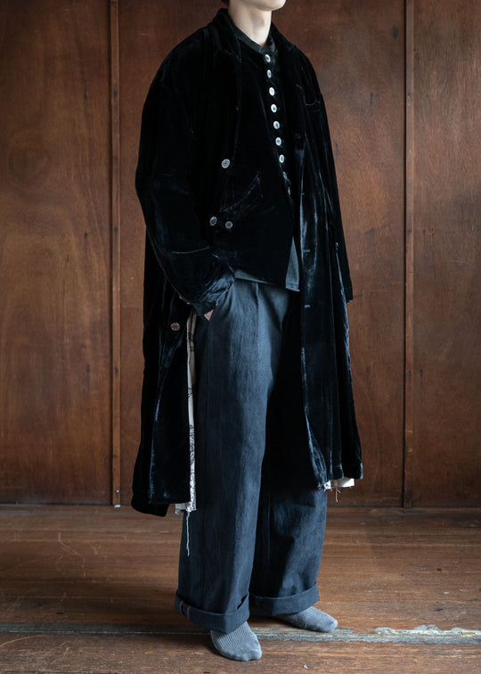 Professor.E E Coat velvet