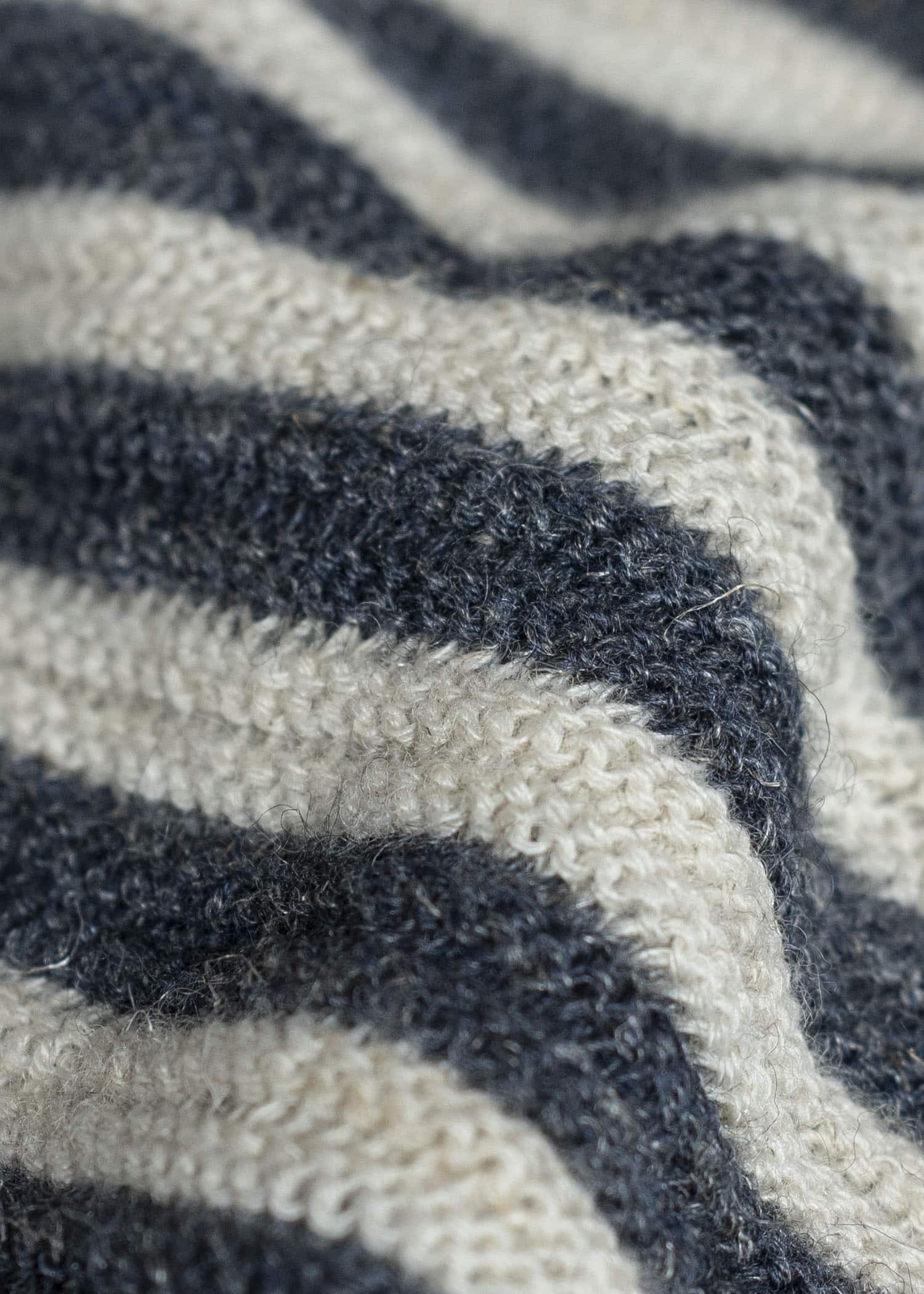 YOHJI YAMAMOTO POUR HOMME 24AW BORDER ASYMME ROUND NECK