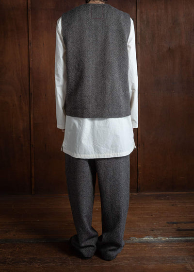 UMA WANG UM6529 Jog Jkt Black/Tan