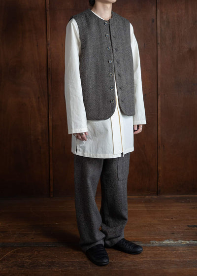 UMA WANG UM1511 Tamale Top Off White