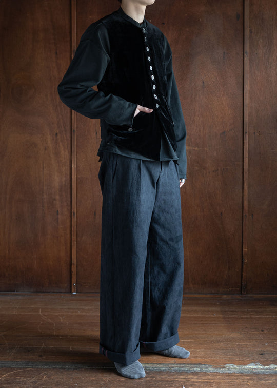Professor.E E Waistcoat velvet