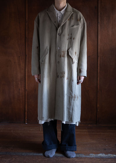 Professor.EE Coat velvet Olived Rusted