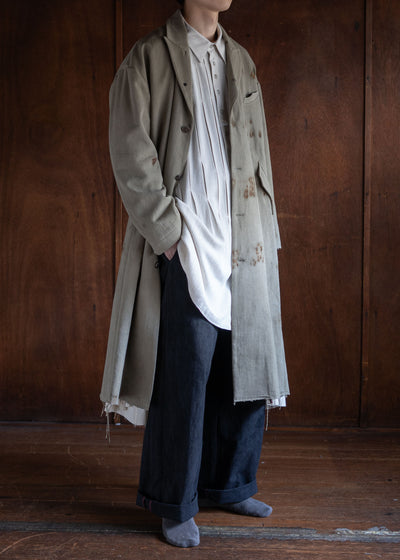 Professor.EE Coat velvet Olived Rusted