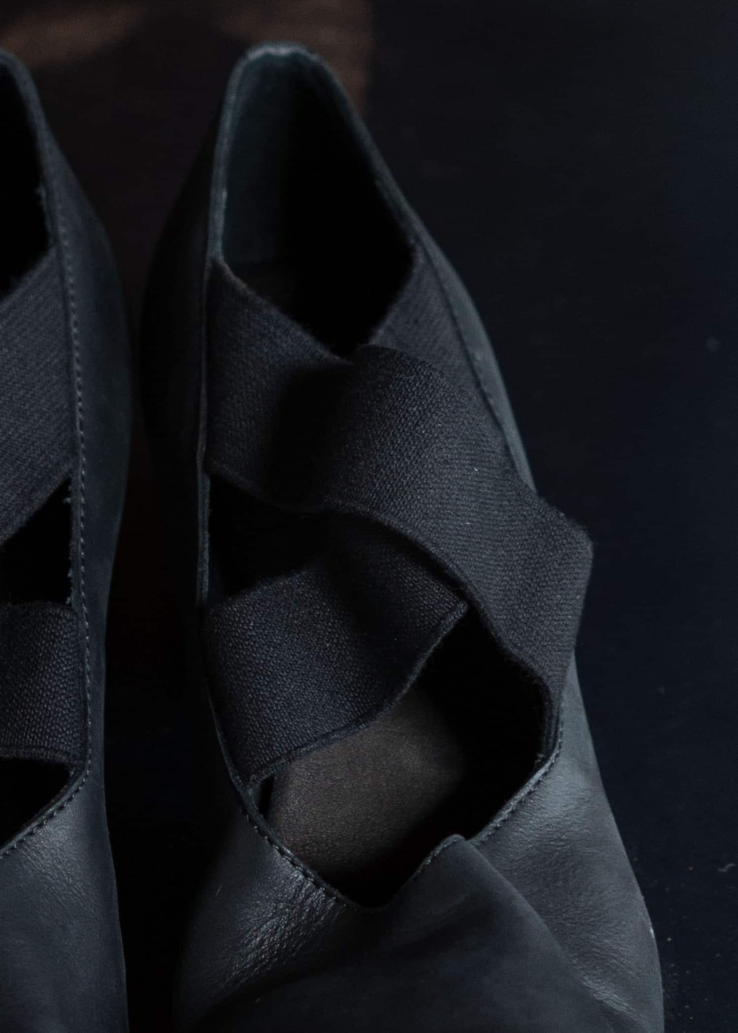 UMA WANG US9101 High Ballet Shoes Black