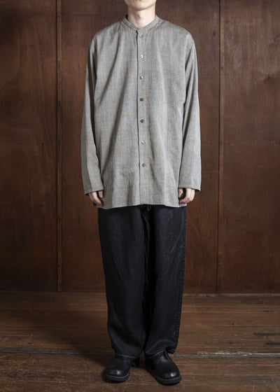 Jurgen Lehl Handwoven Thick Cotton Shirt J0153FBM321 #15: Gray