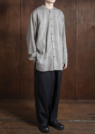 Jurgen Lehl Handwoven Thick Cotton Shirt J0153FBM321 #15: Gray