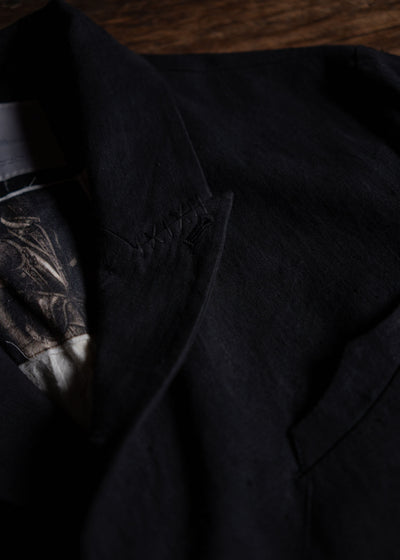 Professor.EE Blazer Natural Dyed Black
