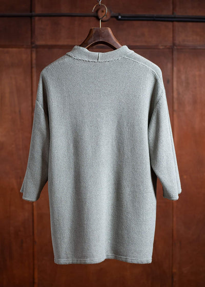 Jurgen Lehl Cotton Yak Pullover Knit White Green J0551KBM103