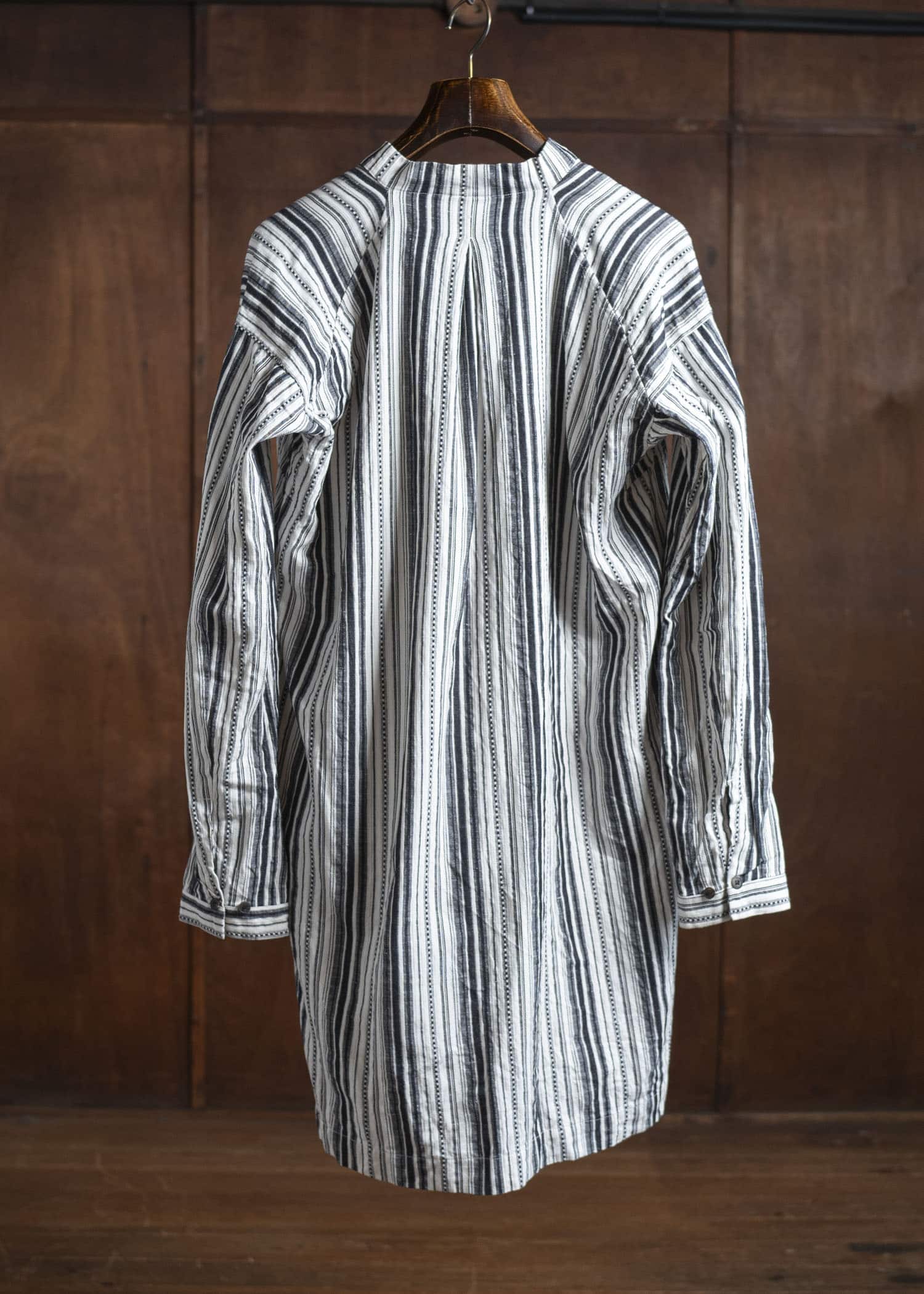 JAN-JAN VAN ESSCHE SHIRT#91 COTTON LINEN CONTRAST STRIPE