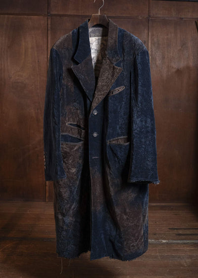 ZIGGY CHEN 25AW Velvet Long Coat