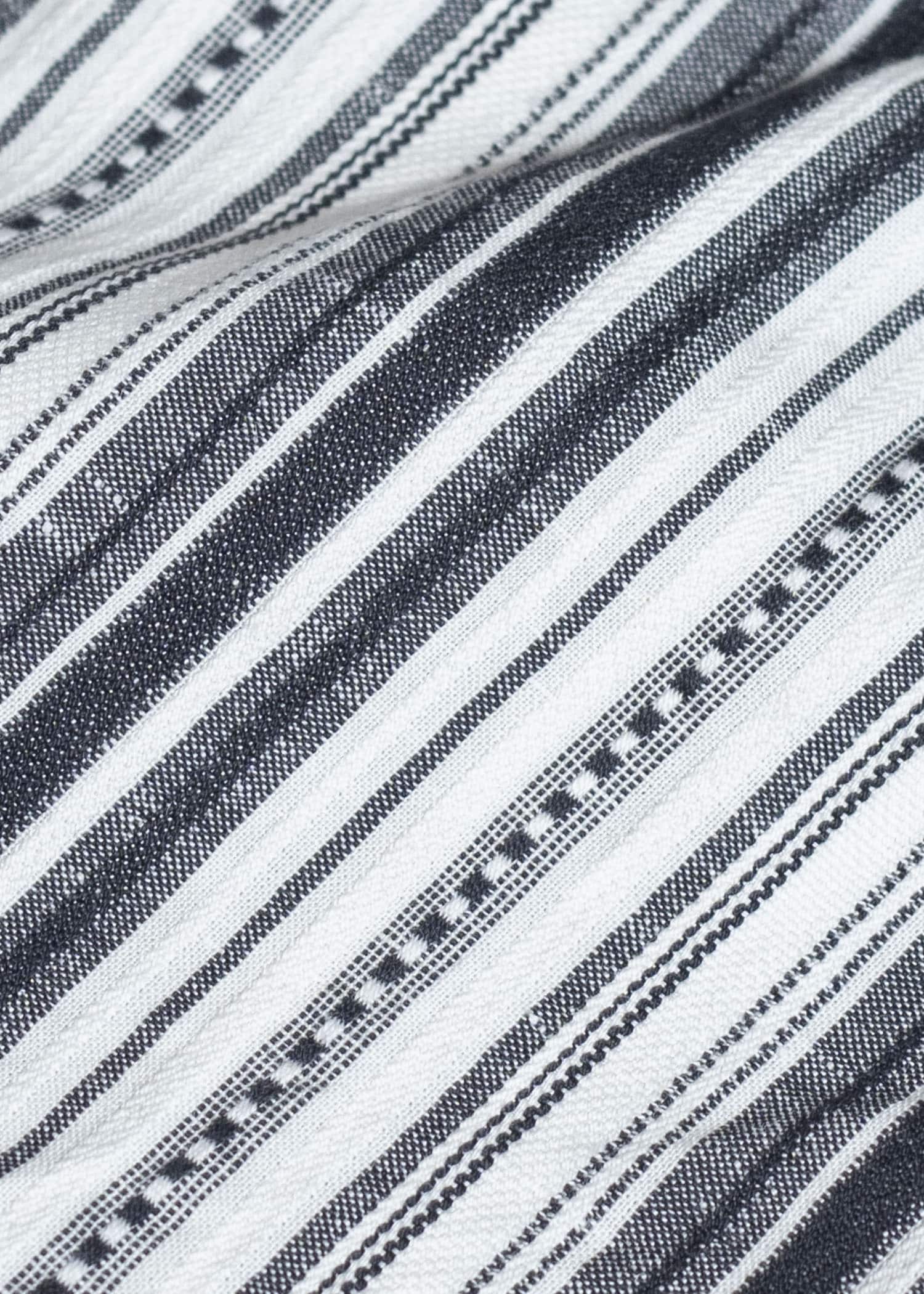 JAN-JAN VAN ESSCHE SHIRT#91 COTTON LINEN CONTRAST STRIPE