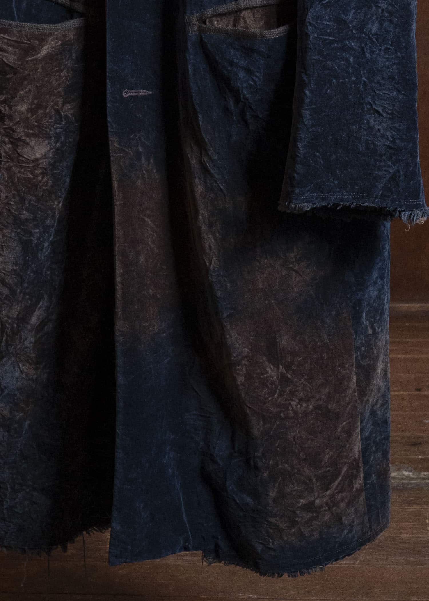 ZIGGY CHEN 25AW Velvet Long Coat