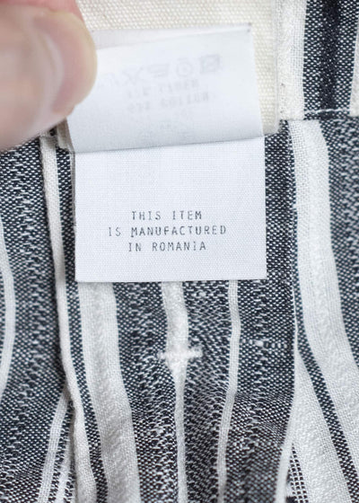 JAN-JAN VAN ESSCHE SHIRT#91 COTTON LINEN CONTRAST STRIPE