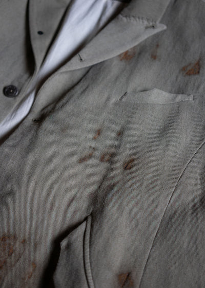 Professor.EE Coat velvet Olived Rusted