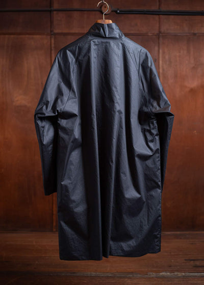 Jurgen Lehl Balmacaan Coat Black J0551FJM052