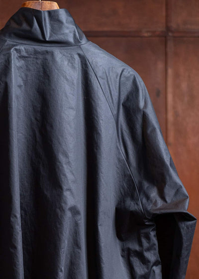 Jurgen Lehl Balmacaan Coat Black J0551FJM052