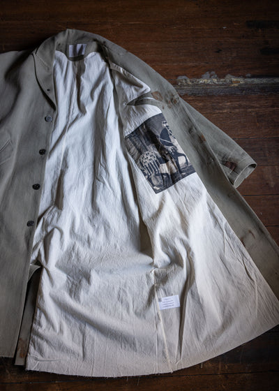 Professor.EE Coat velvet Olived Rusted