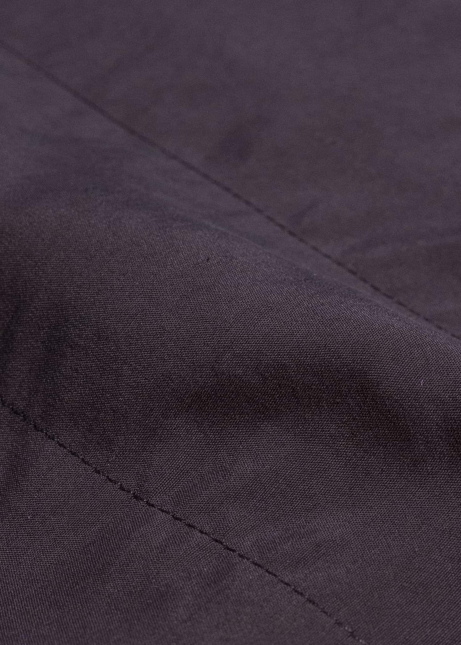 JAN-JAN VAN ESSCHE TUNIC#42 KIMONO COLLAR LOOSE FIT TUNIC WITH KNIFE PLEAT Washed Silk Lawn | Sumi Shiso