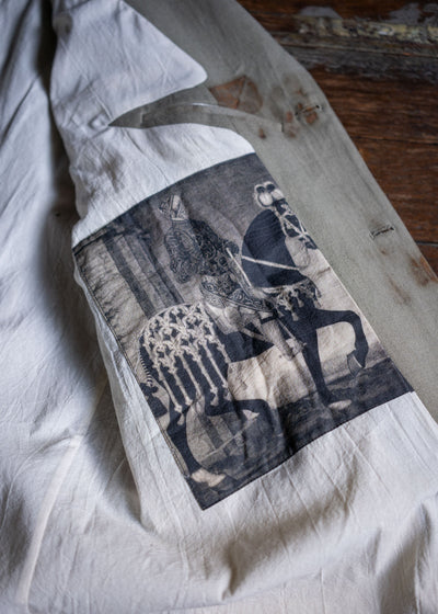 Professor.EE Coat velvet Olived Rusted