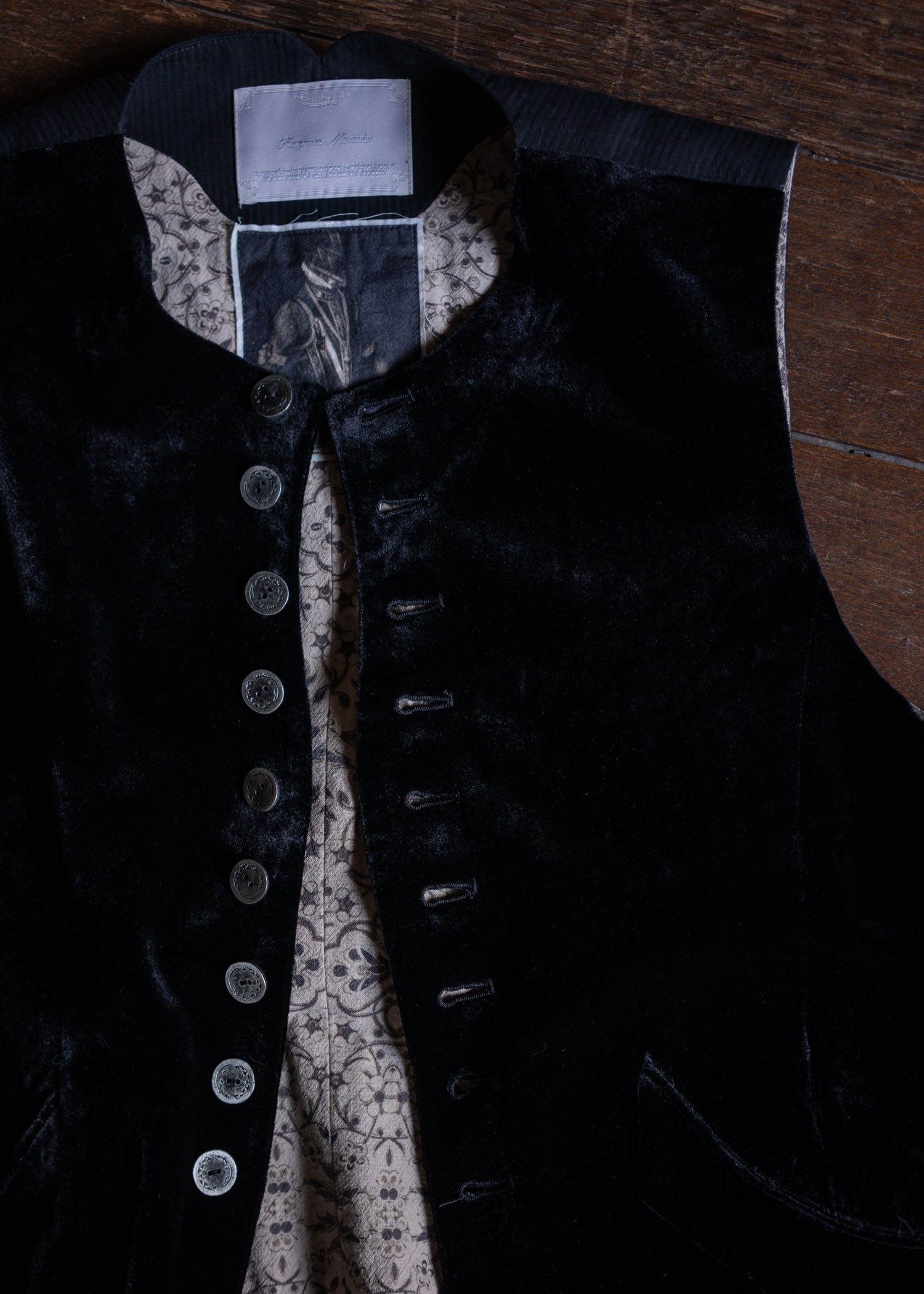 Professor.E E Waistcoat velvet