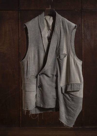 ZIGGY CHEN 23SS ASIMMETRY VEST