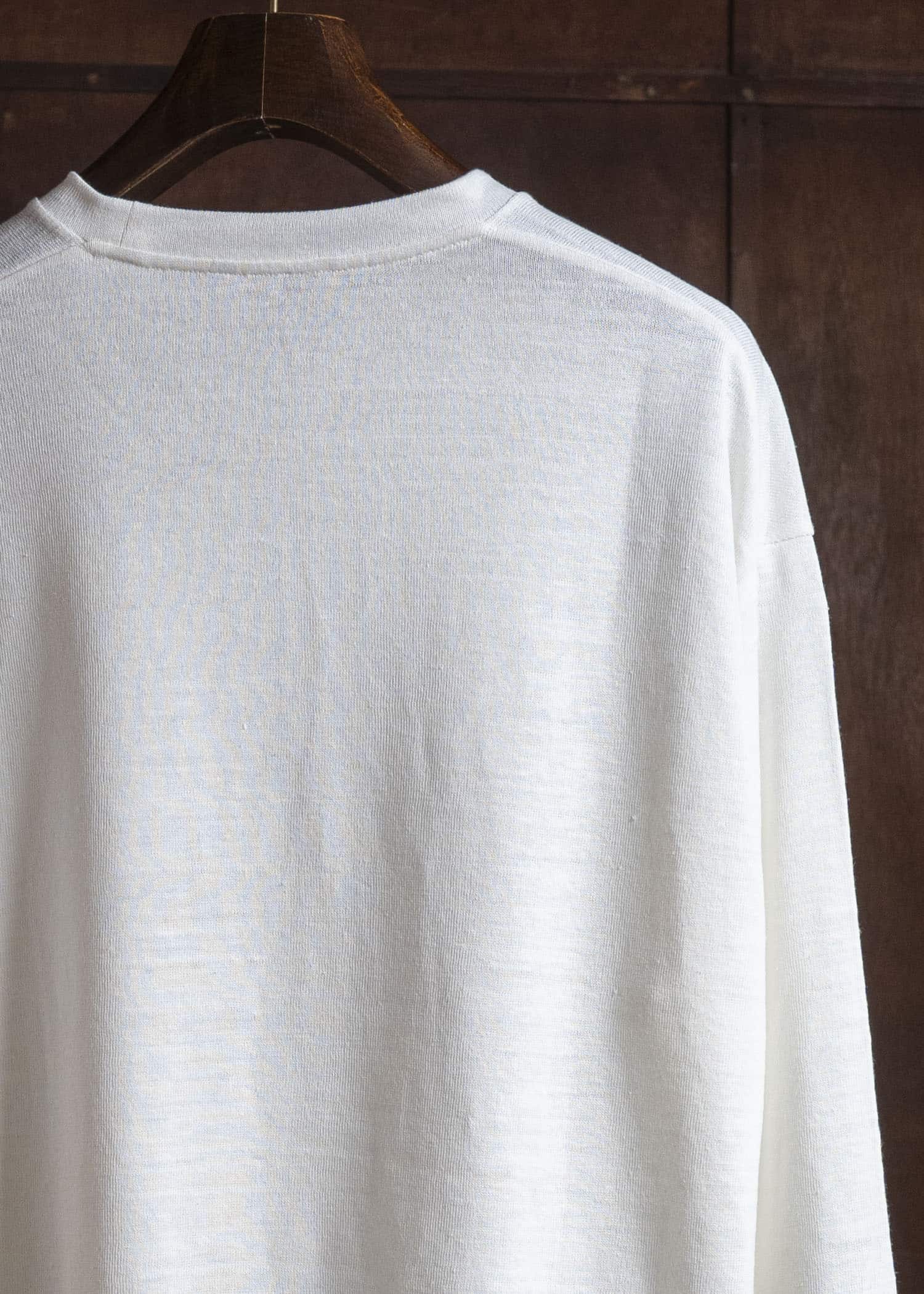 YOKO SAKAMOTO YS-26SS-80-ECRU L/S T-Shirt ECRU