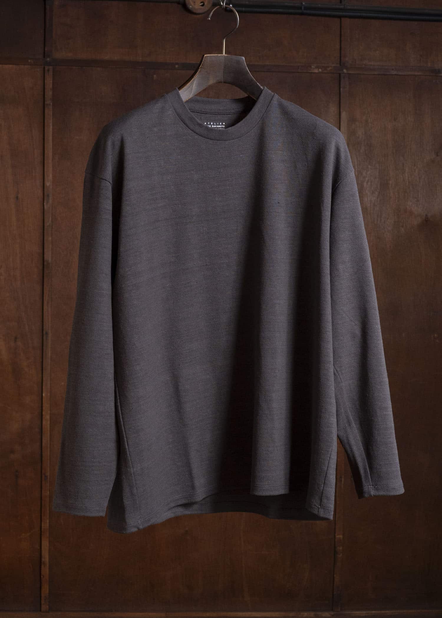 YOKO SAKAMOTO YS-26SS-80-BROWN L/S T-Shirt BROWN