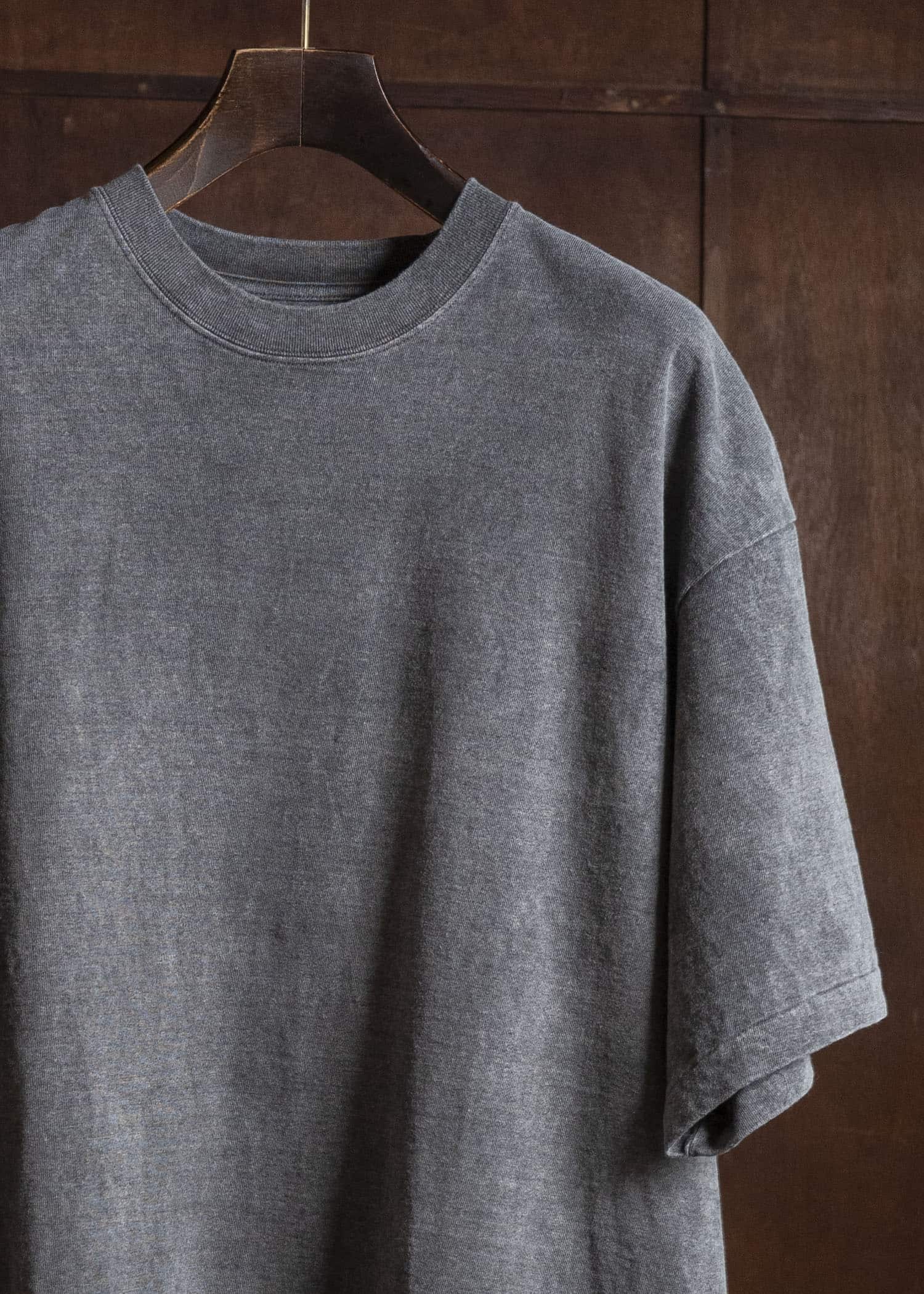 YOKO SAKAMOTO YS-26SS-96-SUMI INK Big Tube T-Shirt SUMI INK