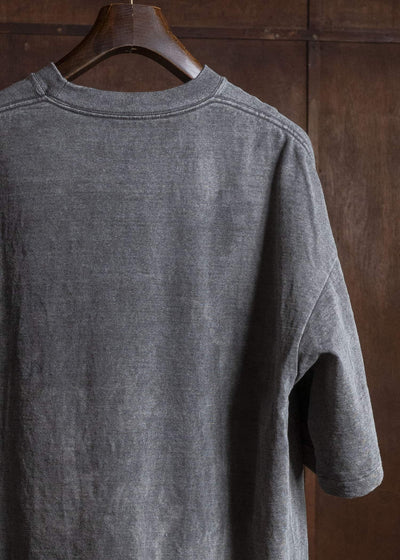 YOKO SAKAMOTO YS-26SS-96-SUMI INK Big Tube T-Shirt SUMI INK