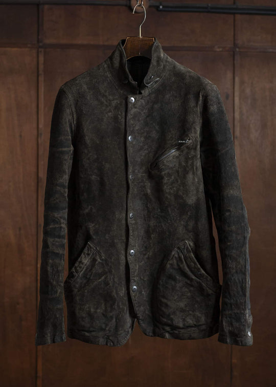 ISAMU KATAYAMA BACKLASH Japan Calf Suede Leather Jacket