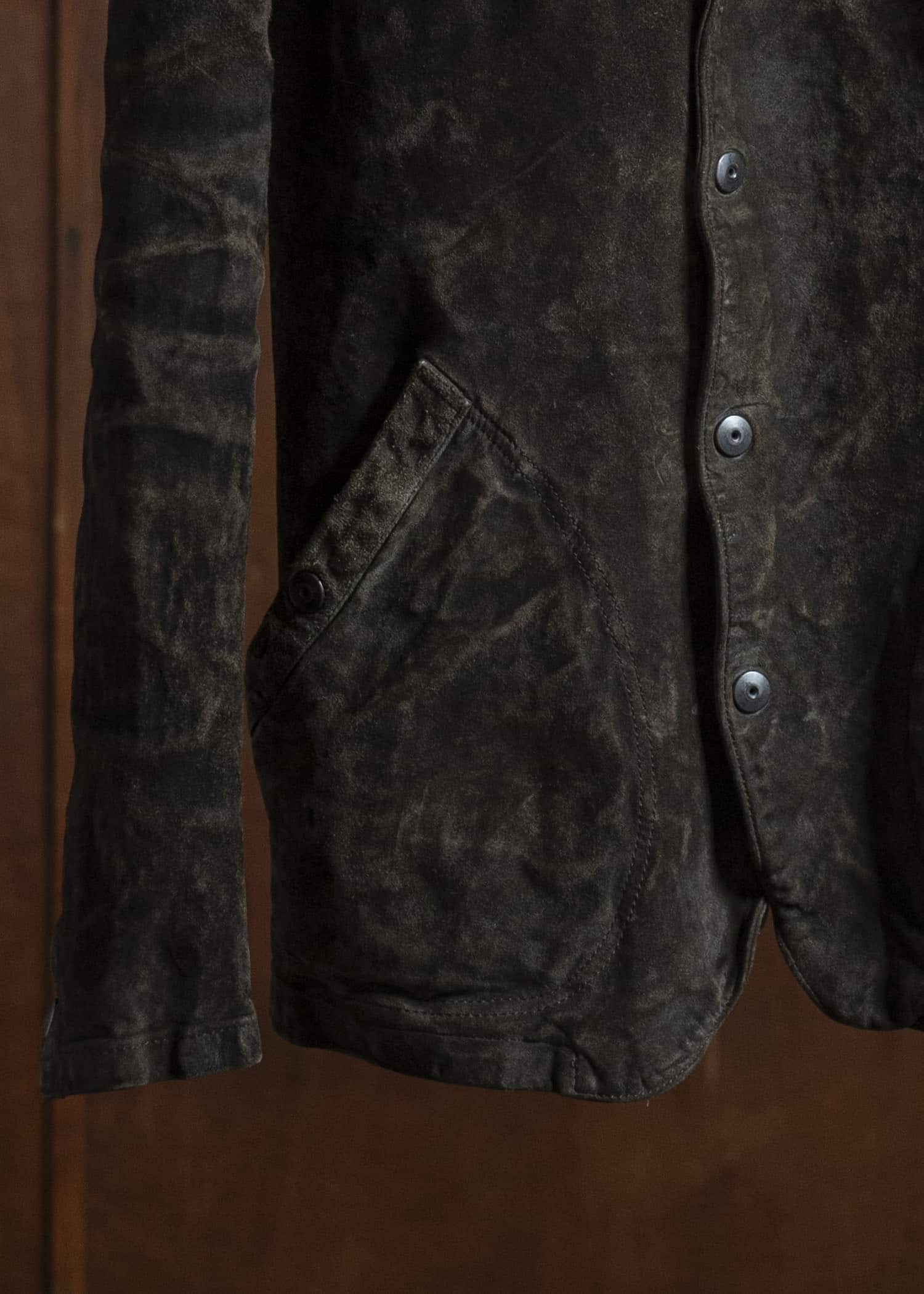 ISAMU KATAYAMA BACKLASH Japan Calf Suede Leather Jacket